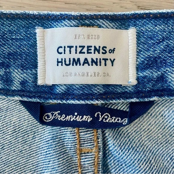 Citizens of Humanity “Charlotte” High Rise Straight Jeans, size 27 - Picture 3 of 16